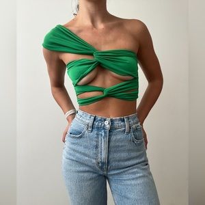 Green Going-out top 💚💚